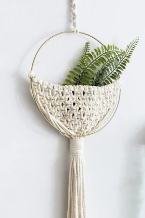 KIT CASASOL MACRAME MACETERO PARED Descuento