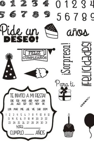 SELLO SILICONA ARTIS DECOR A5 PIDE UN DESEO Envío Gratis