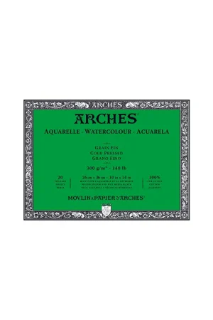BLOC ARCHES ACUARELA GRANO FINO 26X36CM 300G 20H Moderno
