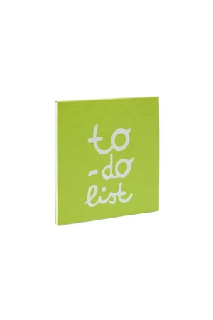 BLOC DE NOTAS FABRIANO 14X14 CM VERDE LIMA Directo De Fábrica