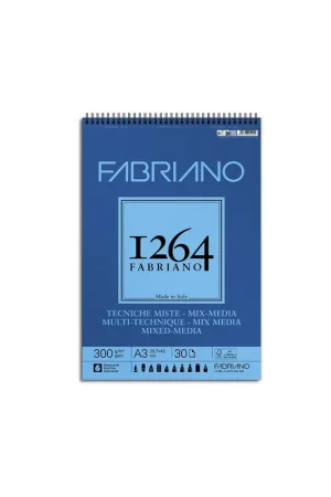 Garantía De Devolución De Dinero BLOC FABRIANO 1264 MIX MEDIA 300G A3, 30 H.-ESP