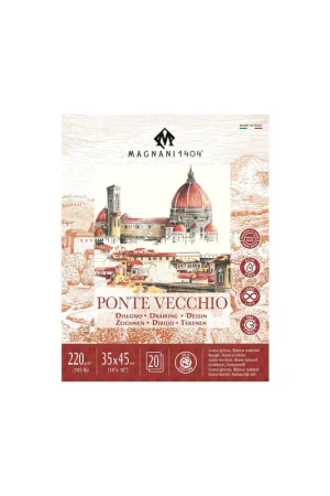 Edición Limitada BLOC MAGNANI PONTE VECCHIO 35x45 220gr 20H