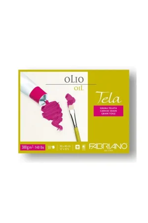 BLOC OLEO TELA FAB. 18X24 300G 10H 68001824 Solo Hoy