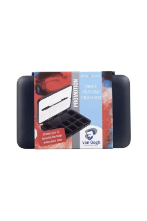 Mayoreo CAJA ACUARELAS VACIA C/1 PINCEL VAN GOGH 50808614