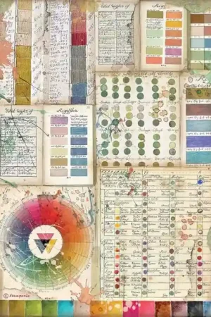 PAPEL ARROZ STAMPERIA A4 ATELIER PANTONE CHARTS Oferta