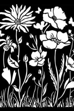 Pago Seguro STENCIL STAMPERIA 20x25 ATELIER POPPY & FLOWER