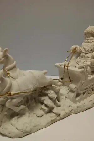 Precio De Fábrica POLIRESINA, PAPA NOEL EN TRINEO 27x16 CM