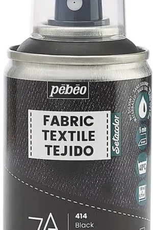 SPRAY TELA PEBEO 7A NEGRO 100 ML Envío Inmediato