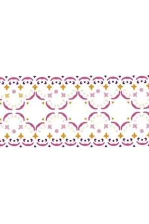 STENCIL ACRILEX 33x14 CM BORDA Precio Económico