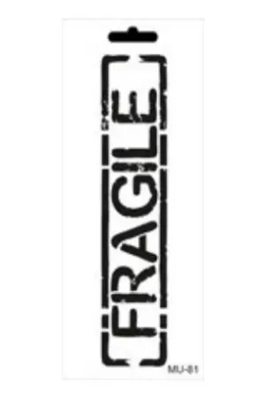 STENCIL CADENCE 10x25 FRAGILE Nuevo Modelo