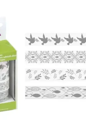 WASHI TAPE HEYDA 15 MM x 5 M COMUNIÓN SET 4 Novedad