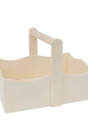 CESTA MADERA CON ASA 32x25x21 CM Devolución Gratuita