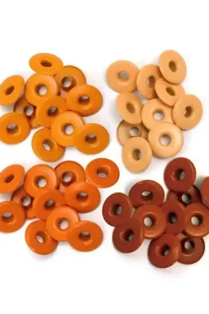 Solo Hoy EYELETS WeR 4 TONOS NARANJA 0.5 CM 40 PIEZAS