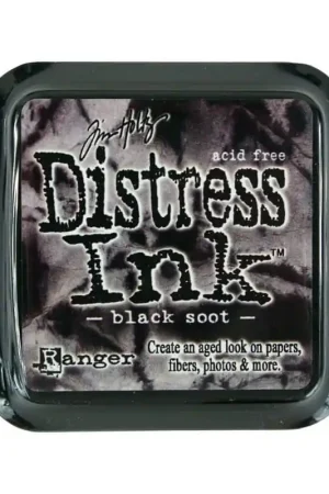 TAMPON TINTA DISTRESS INK BLACK SOOT Imprescindible (Must-Have)