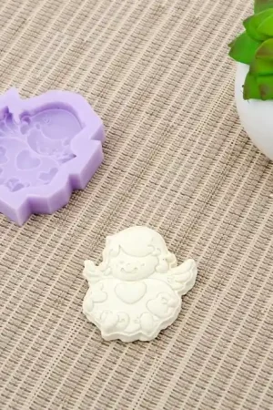 Oferta Limitada MOLDE SILICONA LG ÁNGEL 4.5x0.5 CM