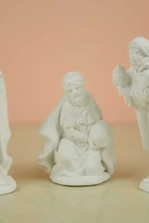 Artesanal ESCAYOLA, REYES MAGOS 15 CM