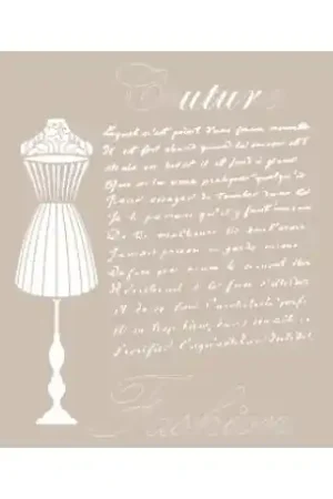 Oferta Limitada STENCIL CADENCE 21x29 CM COUTURE FASHION