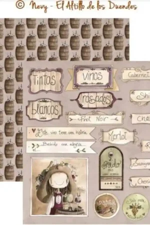 PAPEL SCRAP EL ALTILLO DE LOS DUENDES, OFELIA ENTRE FOGONES 009 Envío Inmediato