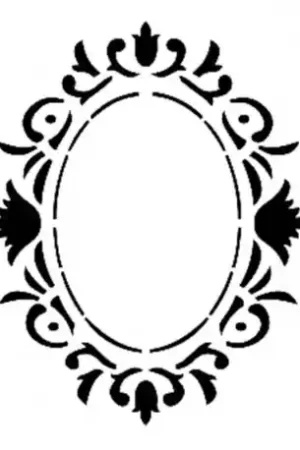STENCIL CADENCE 25x36 CM MARCO OVALADO Envío Inmediato