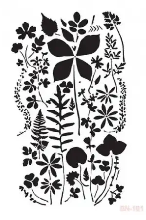 STENCIL CADENCE 25x36 CM FLORES Solo Por Tiempo Limitado
