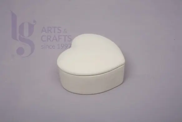 Marca Reconocida BARRO COCIDO, CAJA CORAZÓN 12x6 CM