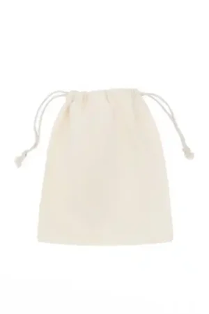 BOLSA DE TELA ALGODÓN CON CORDEL 20x24 CM Garantía De Devolución De Dinero