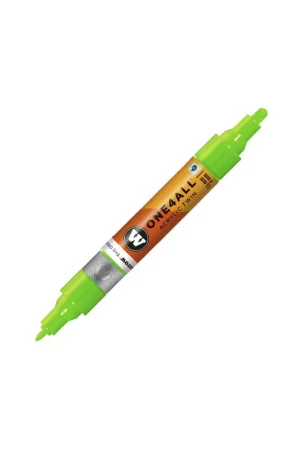Auténtico MOLOTOW ONE4ALL ACRYL TWIN 219 VERDE FLUO