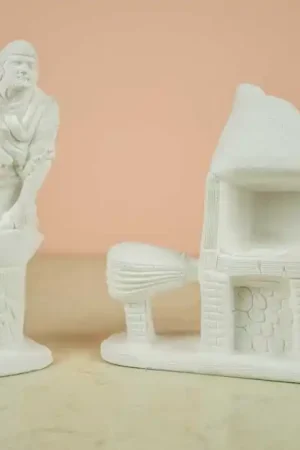 ESCAYOLA, HERRERO CON FORJA 20 CM 2 PIEZAS Lujoso