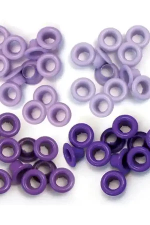 EYELETS WeR 4 TONOS LILA 0.5 CM 60 PIEZAS Precio Económico