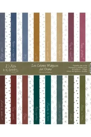 Precio De Fábrica PAPEL SCRAP EL ALTILLO DE LOS DUENDES KIT 30x30 COLORES MÁGICOS DEL OTOÑO