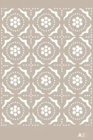 Exclusivo STENCIL CADENCE 21x29 CM BALDOSAS PUNTOS