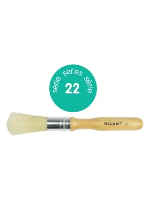 Máxima Calidad PINCEL ESTARCIR MILAN PELO CERDA SERIE 22