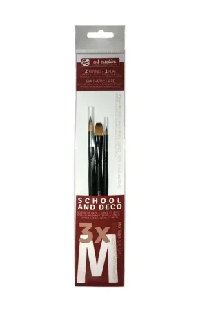 Profesional SET 3 PINCELES DECO AC TALLA M
