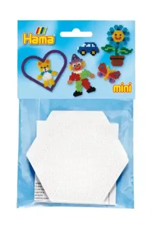 Envío Gratis PLACAS HAMA MINI SET 2 HEXAGONAL 7,5x9 CM Nº5204