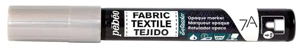 SETACOLOR ROTULADOR OPACO PLATA 4 MM Original