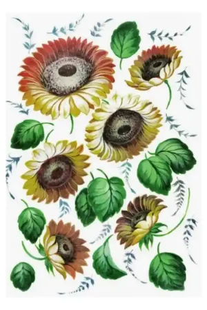 PAPEL ARROZ CADENCE Nº116 GIRASOLES 30x41 Envío Inmediato