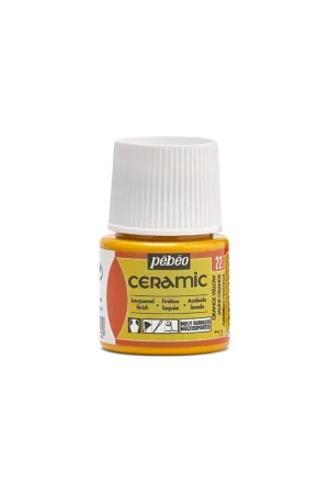 Gran Oferta PINTURA CERAMICA PEBEO AMARILLO NARANJA 22