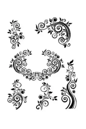 Ordena Ya STENCIL CADENCE 21x29 CM FILIGRANAS VARIADAS