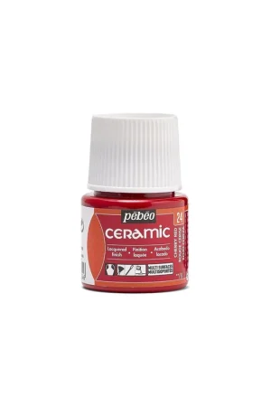 PINTURA CERAMICA PEBEO ROJO CEREZA 24 De Moda