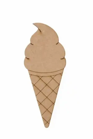 Marca Reconocida SILUETA MADERA HELADO