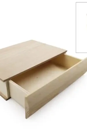 CAJA MADERA LIBRO 25x18x6 CM Ocasión Especial