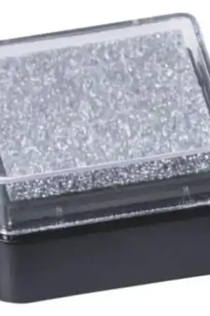 TAMPON TINTA HEYDA MINI 3x3 CM PLATA Solo Hoy