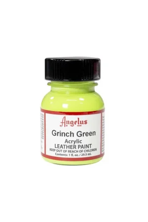 PINTURA CUERO ANGELUS 29,5ml GRINCH GREEN Hecho A Mano