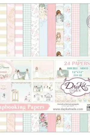 Gran Oferta PAPEL SCRAP DAYKA KIT 30x30 SCP-3015 COMUNIÓN NIÑA 2019