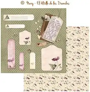 PAPEL SCRAP EL ALTILLO DE LOS DUENDES, SUSURROS DE HADA 011 Profesional