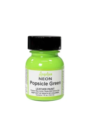 PINTURA CUERO NEON ANGELUS 29,5ml POPSICLE GREEN Descuento