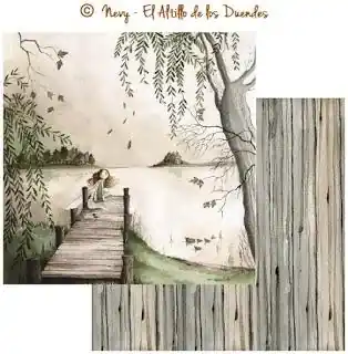 Compra Hoy PAPEL SCRAP EL ALTILLO DE LOS DUENDES, SUSURROS DE HADA 004