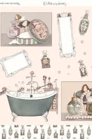 Entrega Rápida PAPEL SCRAP EL ALTILLO DE LOS DUENDES, DONDE VIVEN LAS HADAS 005