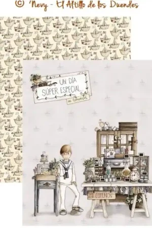 PAPEL SCRAP EL ALTILLO DE LOS DUENDES, CELEBRANDO MI COMUNIÓN 006 Venta Final