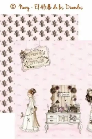 Ocasión Especial PAPEL SCRAP EL ALTILLO DE LOS DUENDES, CELEBRANDO MI COMUNIÓN 001